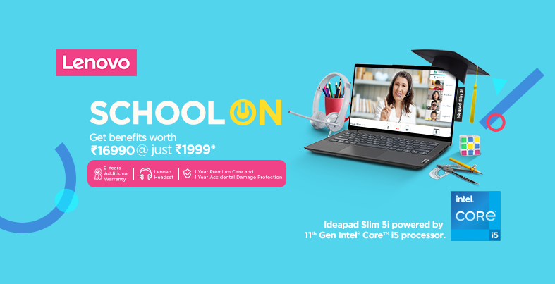 Lenovo Student Discount 2023 - save up to 50% at Lenovo 3 Lenovo - Back to School Sale’s Program.
